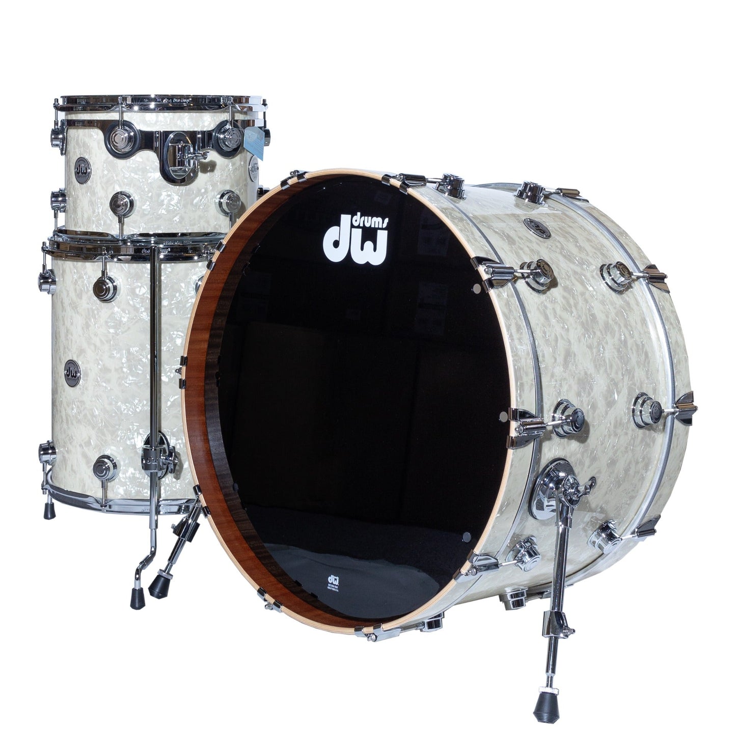 Drum Workshop Collectors Series 5-Piece Shell Kit - Ivory Chaos