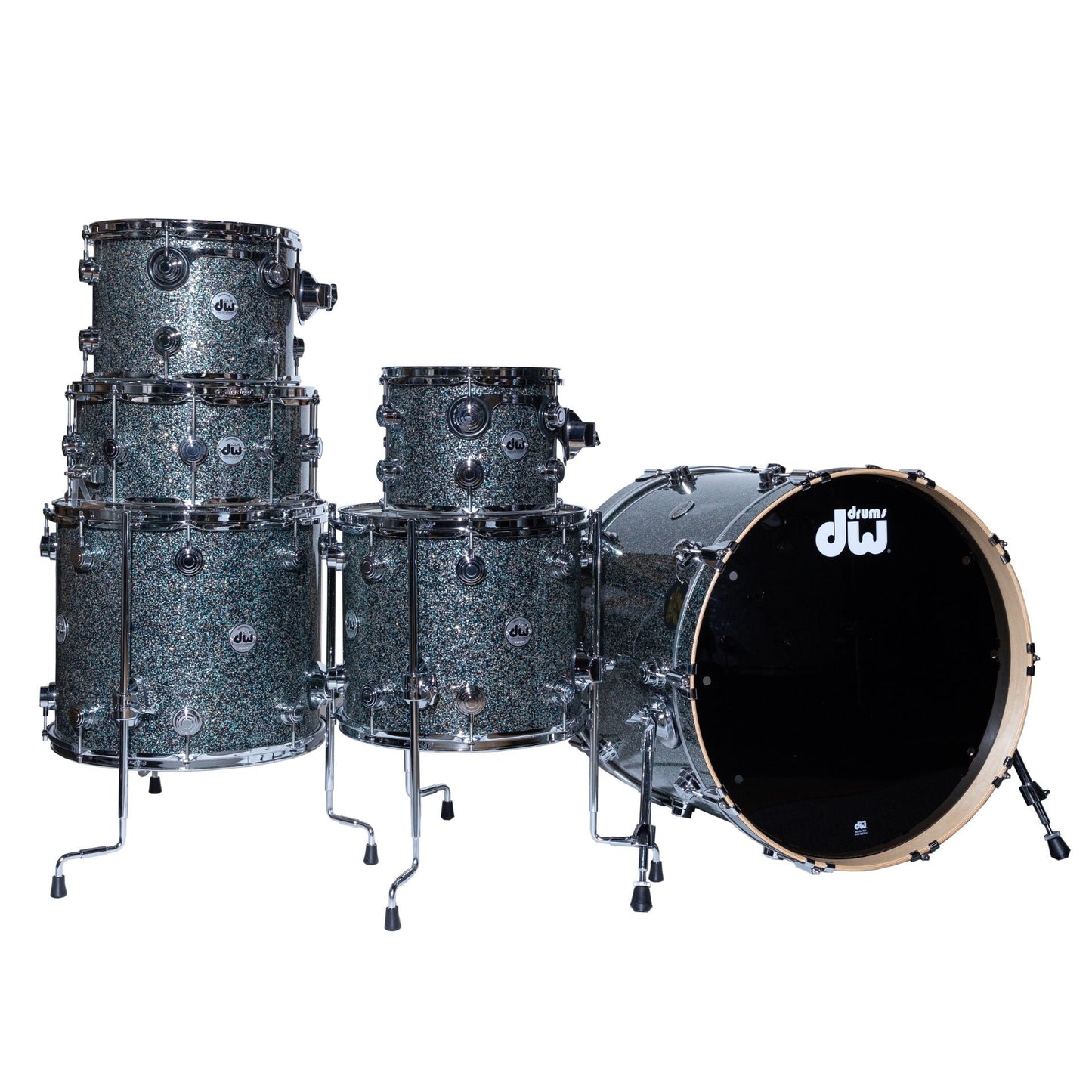 Drum Workshop Collectors Series 5-Piece Shell Kit - Ivory Chaos