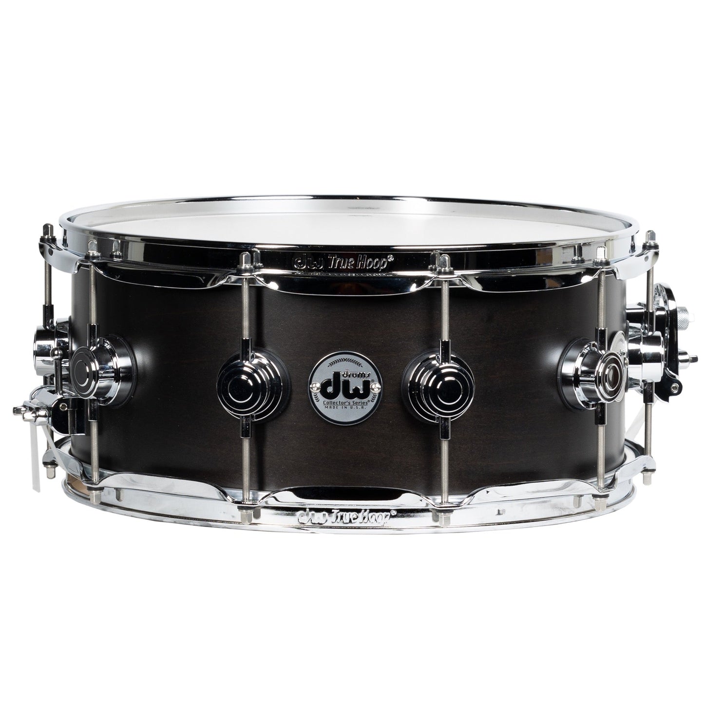 Drum Workshop Collectors Series 6x14 Ebony Satin Classic Snare Drum