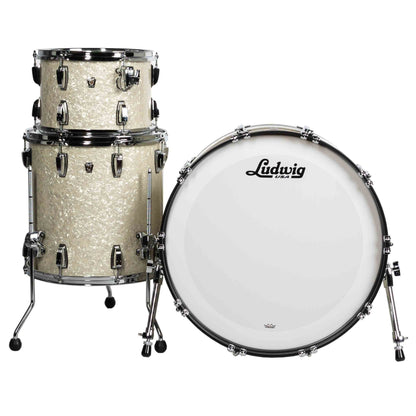 Ludwig Classic Oak Pro Beat 3-Piece Drum Kit - Vintage White Marine
