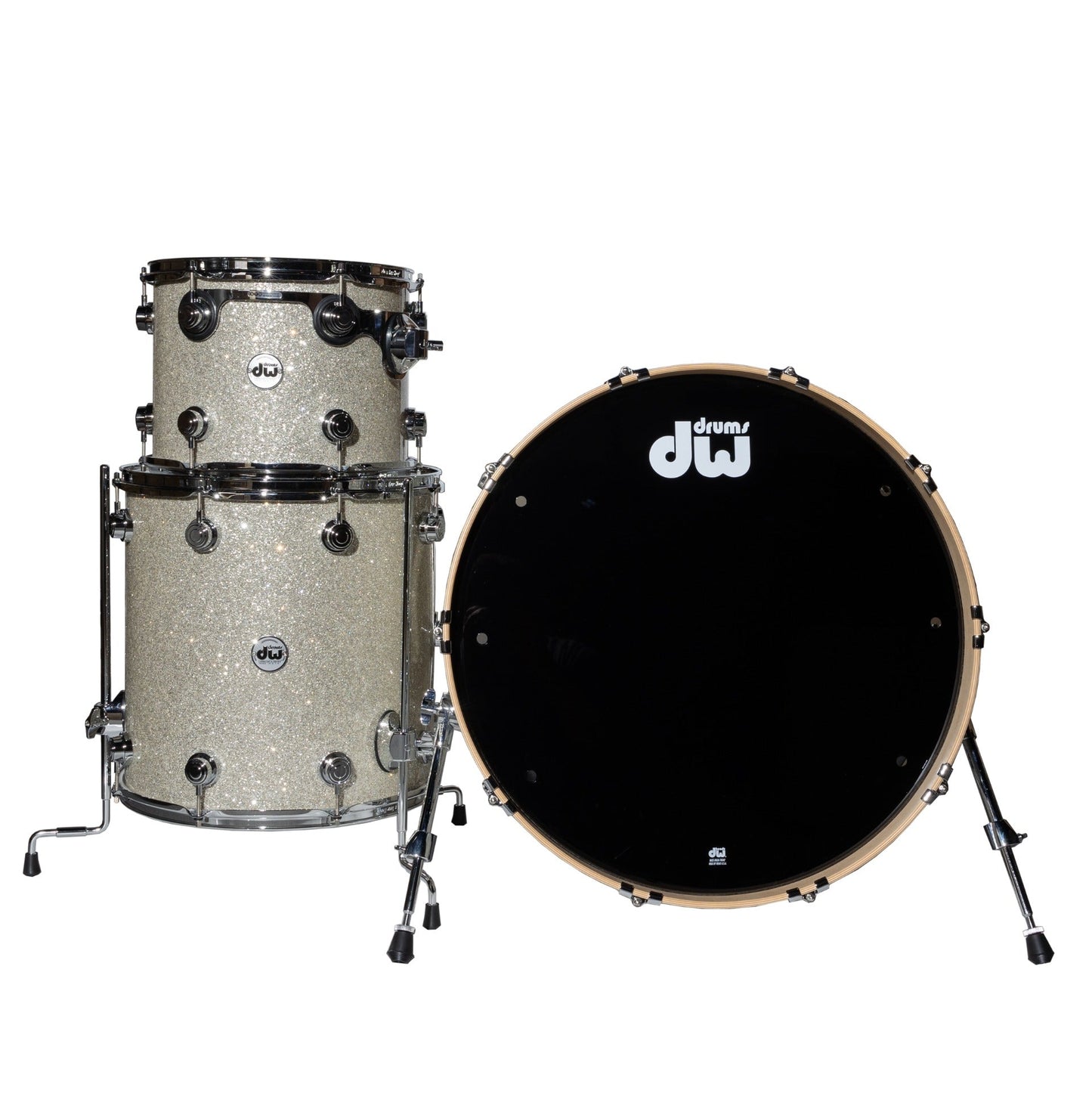 Drum Workshop Collectors Series 3-Piece Drum Kit - Broken Glass - 1325300 -