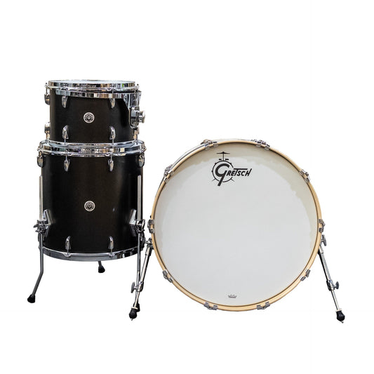 Gretsch Brooklyn Series 3-Piece Drum Kit - Satin Black Metallic