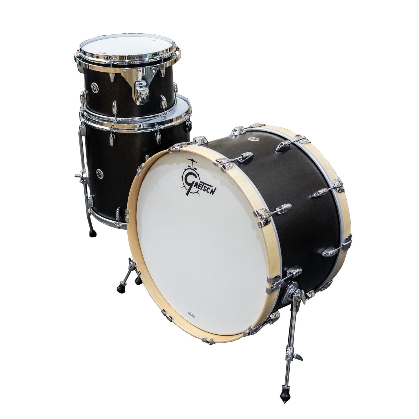 Gretsch Brooklyn Series 3-Piece Drum Kit - Satin Black Metallic