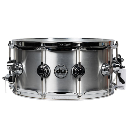 Drum Workshop 6.5x14"  Aluminum Snare Drum with Chrome Hardware