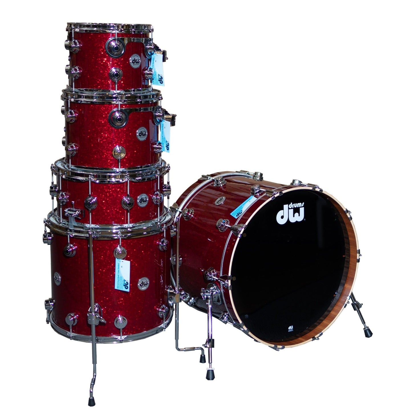 Drum Workshop Collectors Series 5-Piece Shell Kit - Ivory Chaos