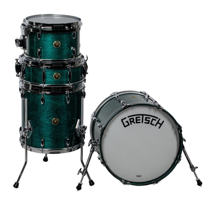Gretsch Broadkaster 4-Piece Shell Kit - Caribbean Blue Gloss