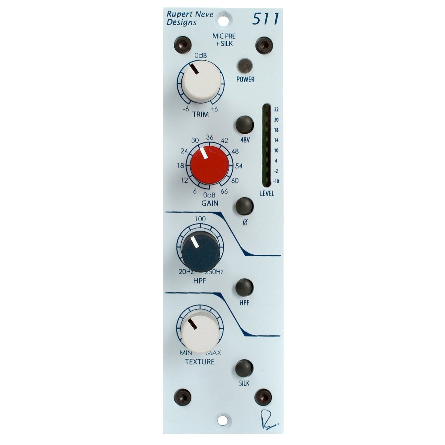 Rupert Neve Designs 511 500-Series Mic Pre with Silk