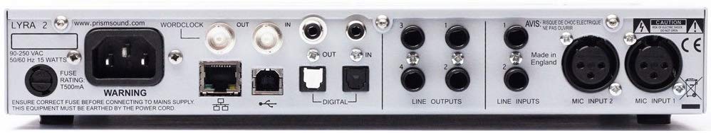 Prism Sound Lyra 2 USB2 Audio Interface
