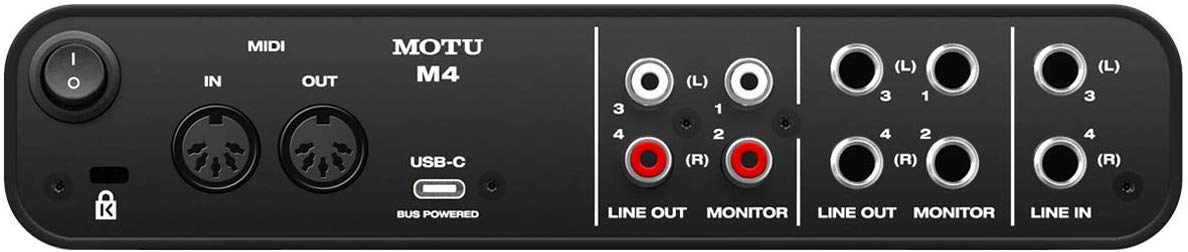 MOTU M4 4x4 USB-C Audio Interface