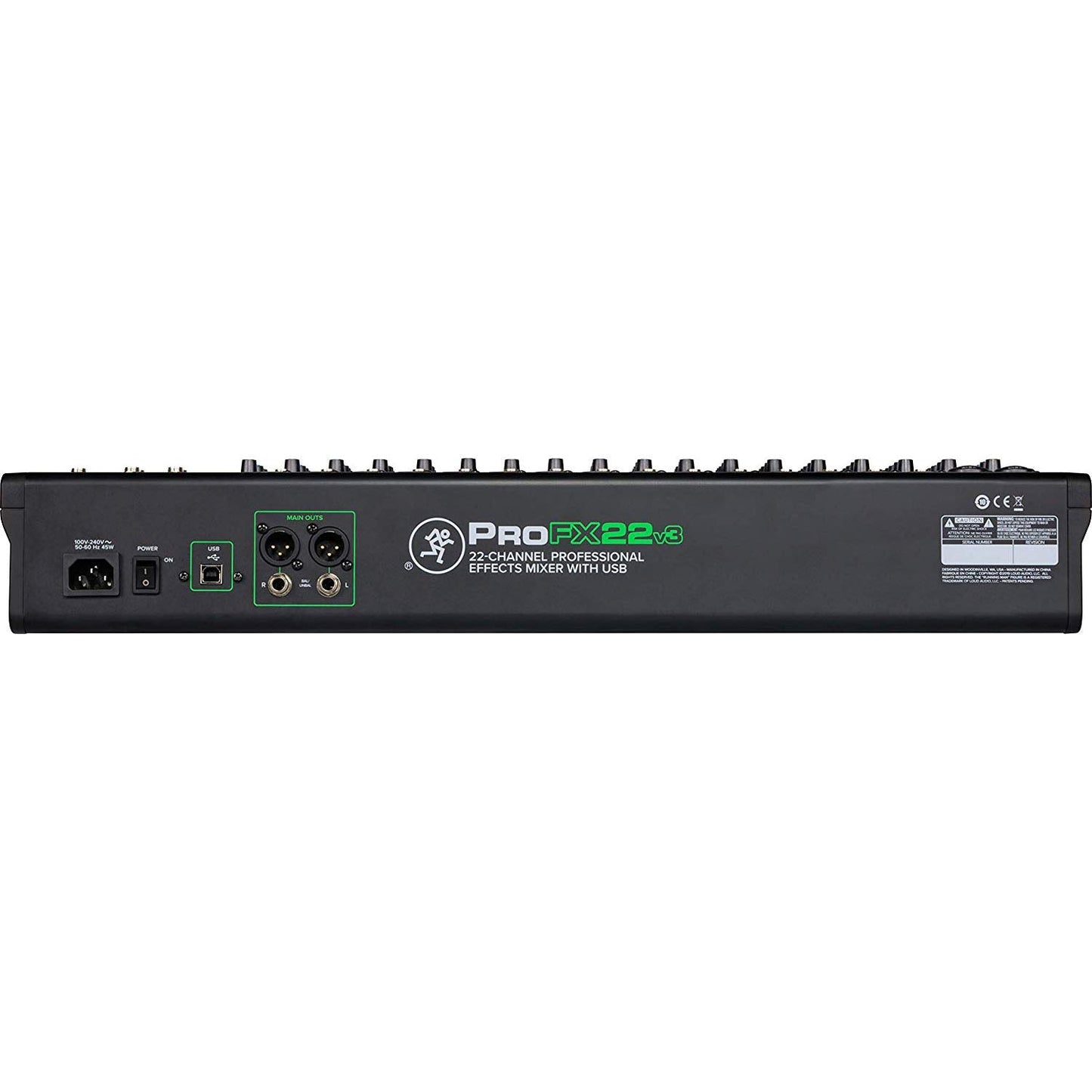 Mackie ProFX22v3 22-channel Mixer with USB and Effects
