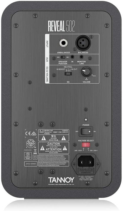 Tannoy Reveal 502 Studio Monitor - Each