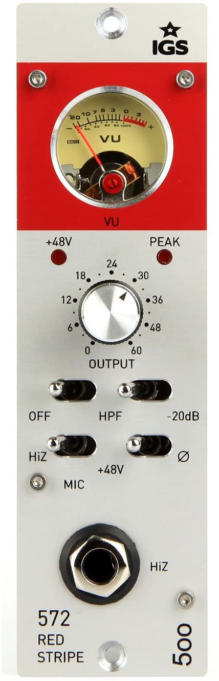IGS Audio 572 Red Stripe 500 Series Tube Preamp