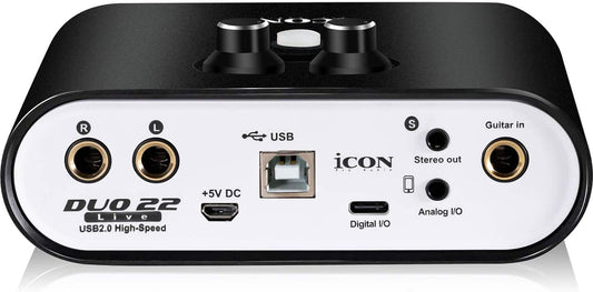Icon Pro Audio DUO22 Live - USB Livestream Audio Interface