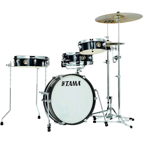 Tama Club Jam Pancake 4-Piece Shell Kit - Hairline Black