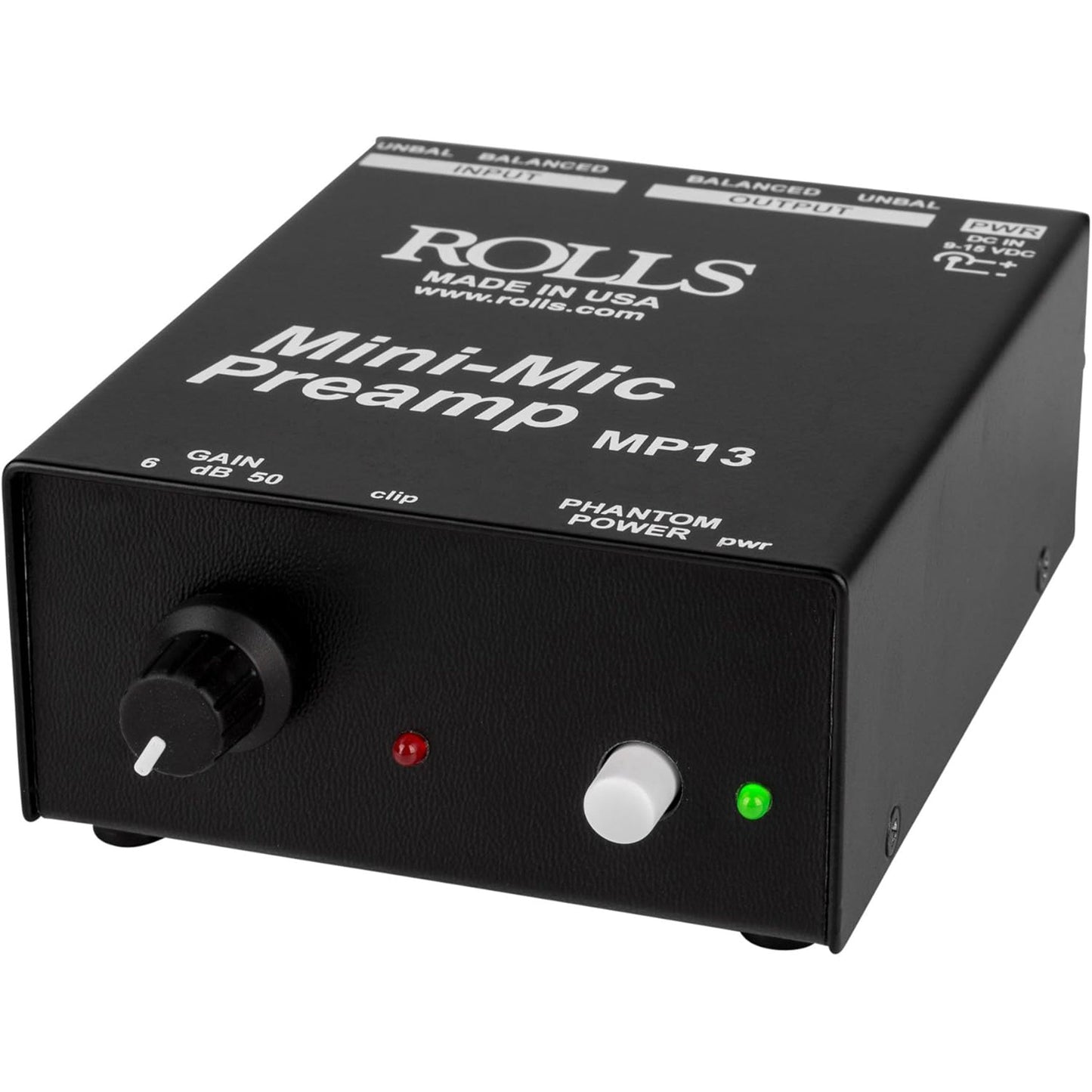 Rolls MP13 Mic Pre with Phantom Power