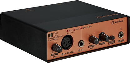 Steinberg UR12B 2 In/2 Out USB 2.0 Audio Interface - Black/Copper
