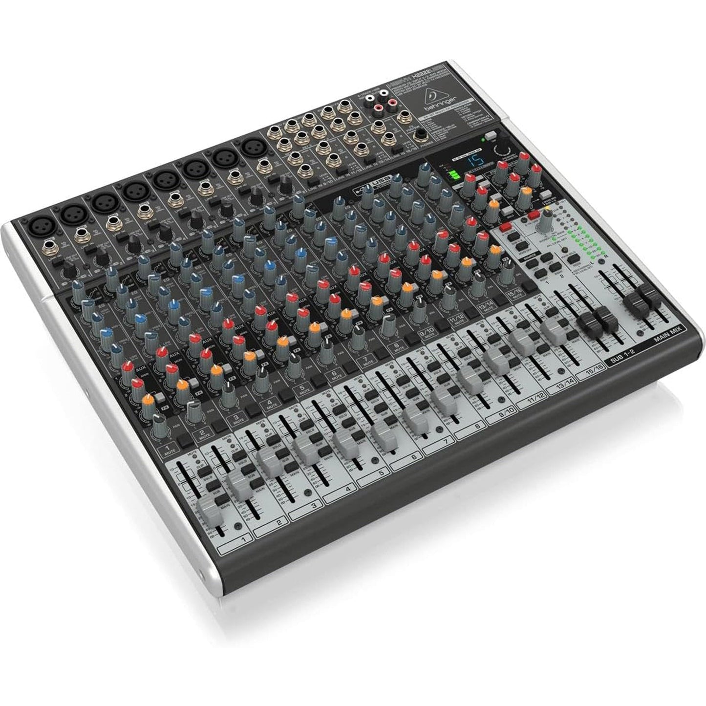 Behringer Xenyx X2222USB Mixer with USB and Effects