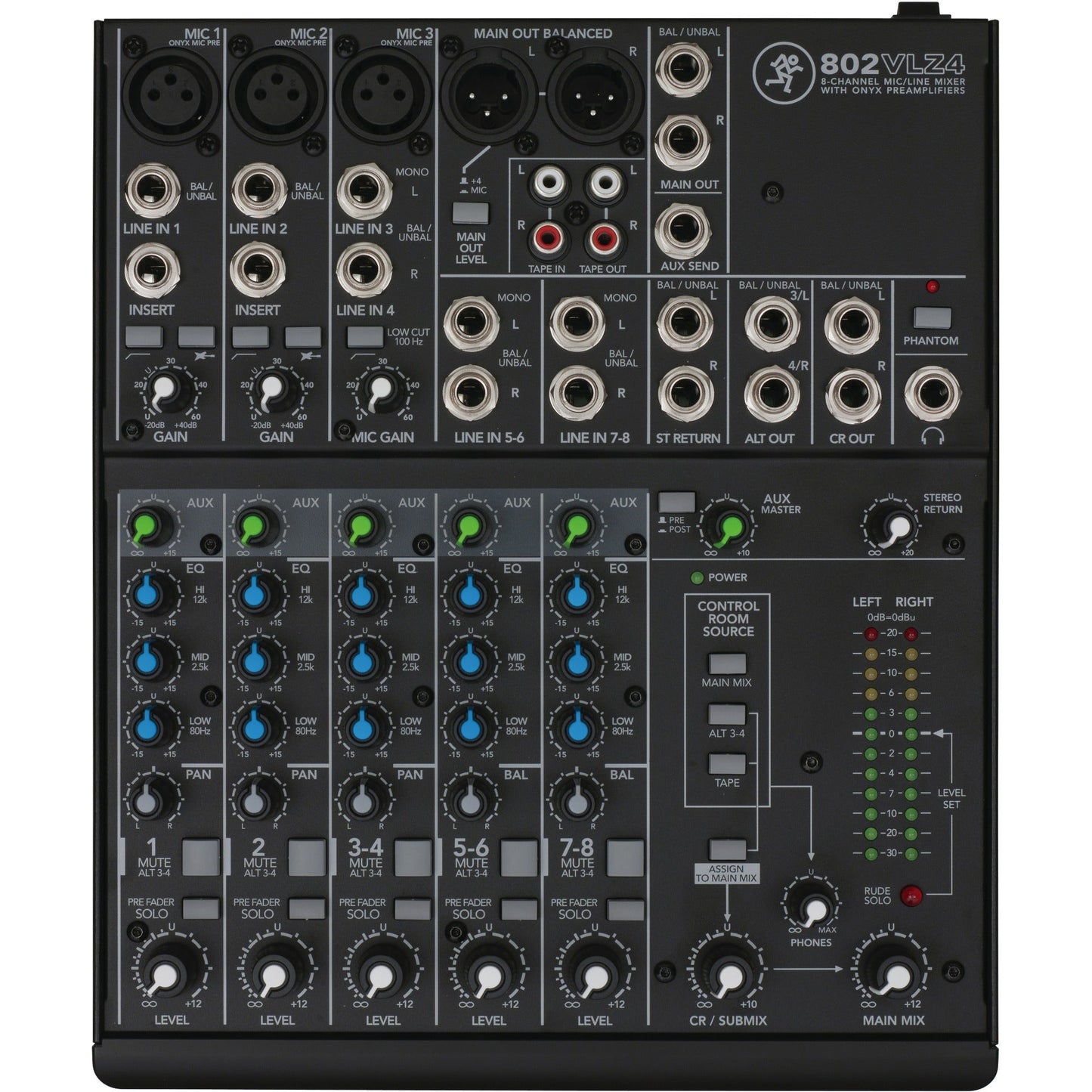 Mackie 802VLZ4 8-Channel Ultra Compact Mixer