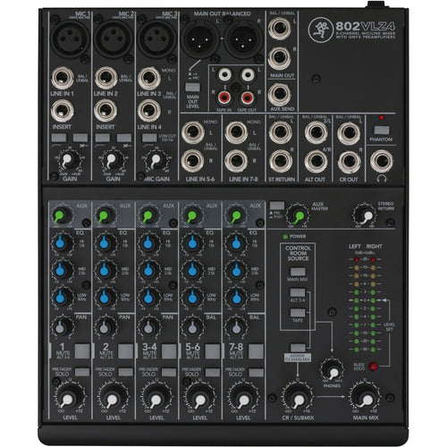Mackie 802VLZ4 8-Channel Ultra Compact Mixer