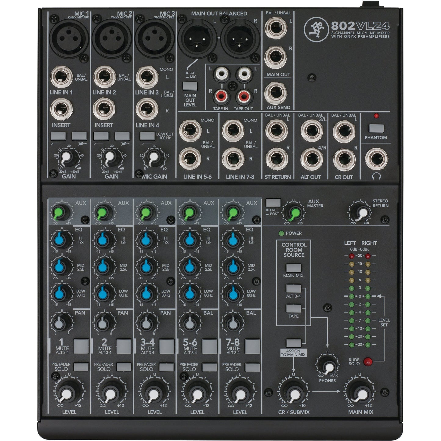 Mackie 802VLZ4 8-Channel Ultra Compact Mixer