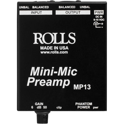 Rolls MP13 Mic Pre with Phantom Power