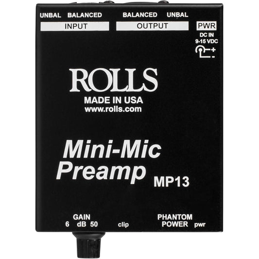 Rolls MP13 Mic Pre with Phantom Power