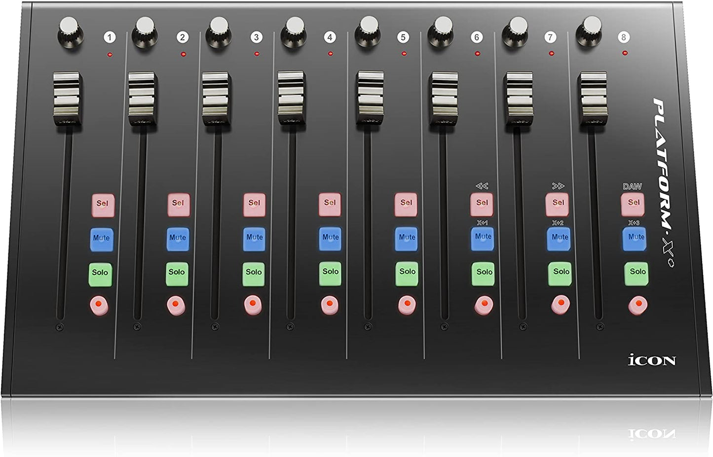 ICon Platform X+ ­- Extender Desktop DAW Control Surface includes Cubase LE