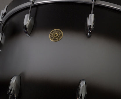 Gretsch Broadkaster 5pc Kit - Satin Silver to Black Duco -Finish Checking-