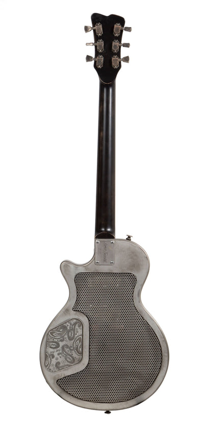 Trussart Steel Deville Electric Guitar in Silver Paisley
