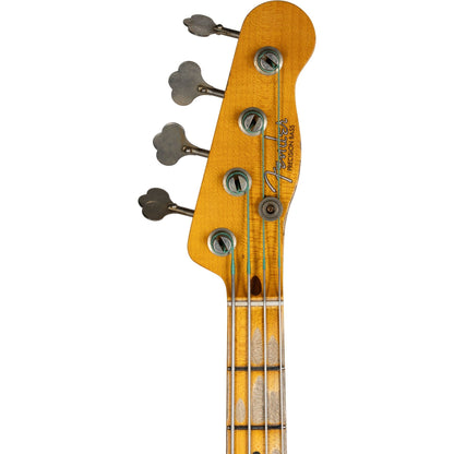 Fender Custom Shop ‘55 Relic Precision Bass Guitar - White Blonde