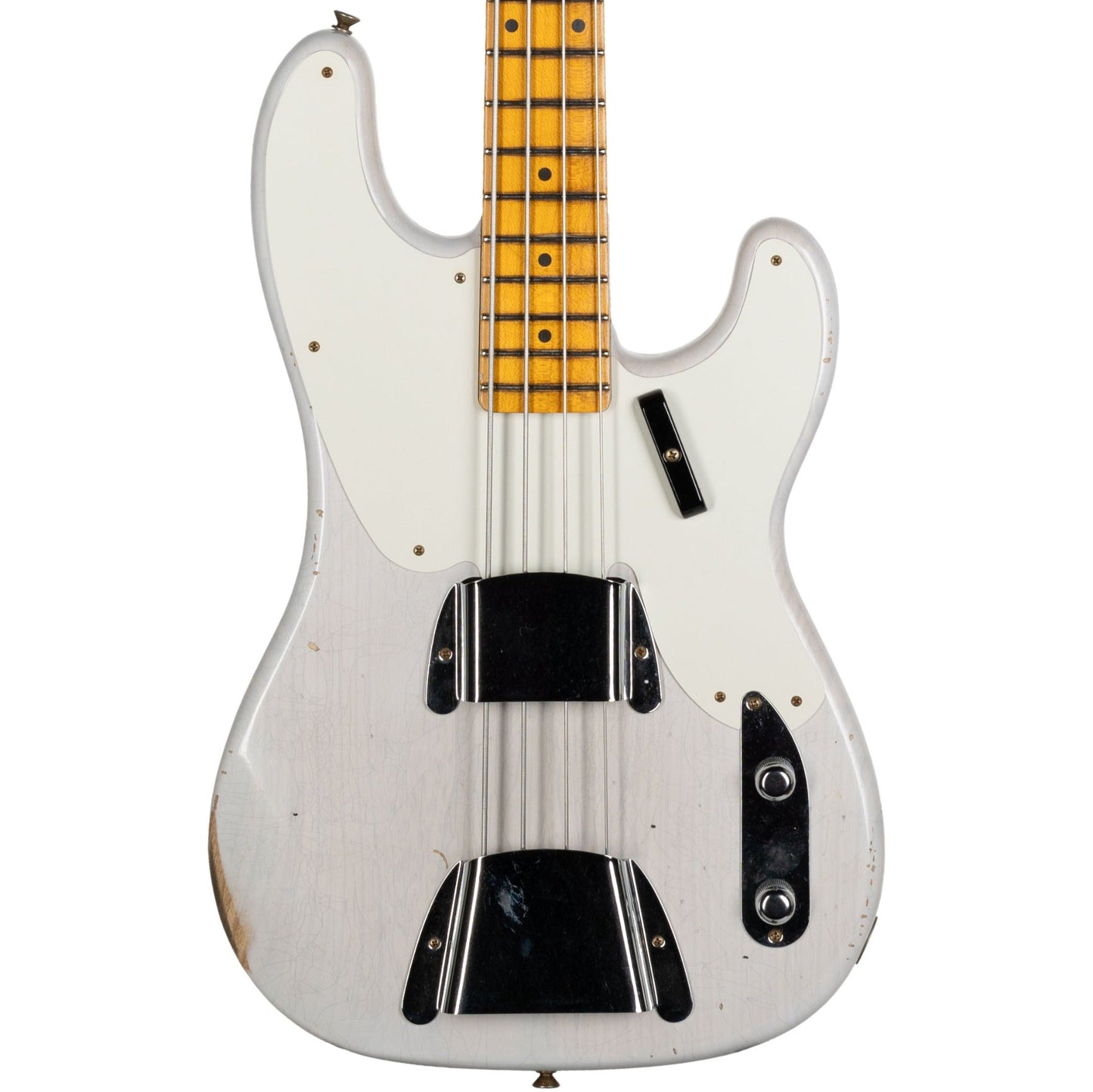 Fender Custom Shop ‘55 Relic Precision Bass Guitar - White Blonde
