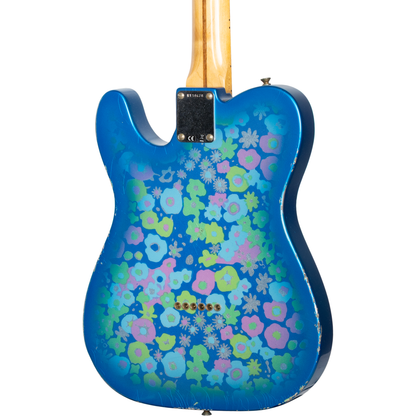 Fender Custom Shop 50's Esquire Relic Electric Guitar - Blue Floral
