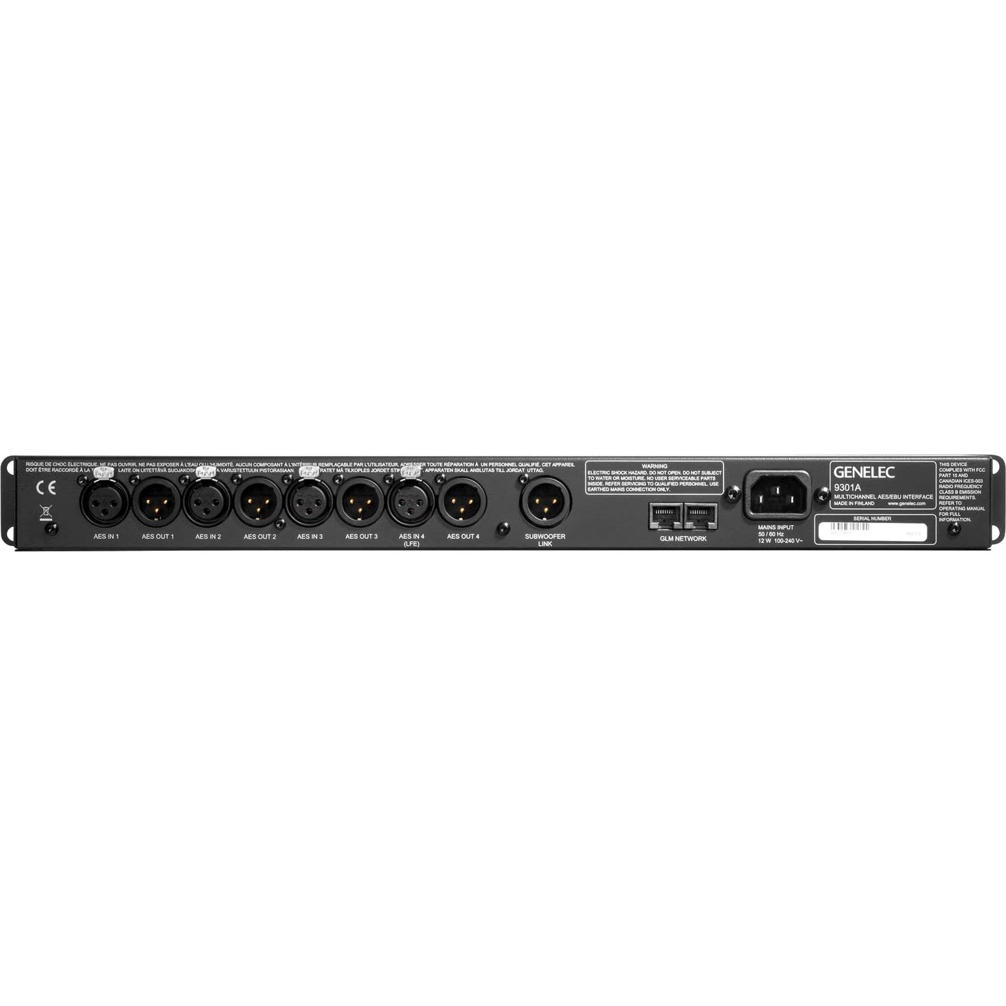 Genelec 9301A Digital Audio Interface for Genelec 7360A, 7370A