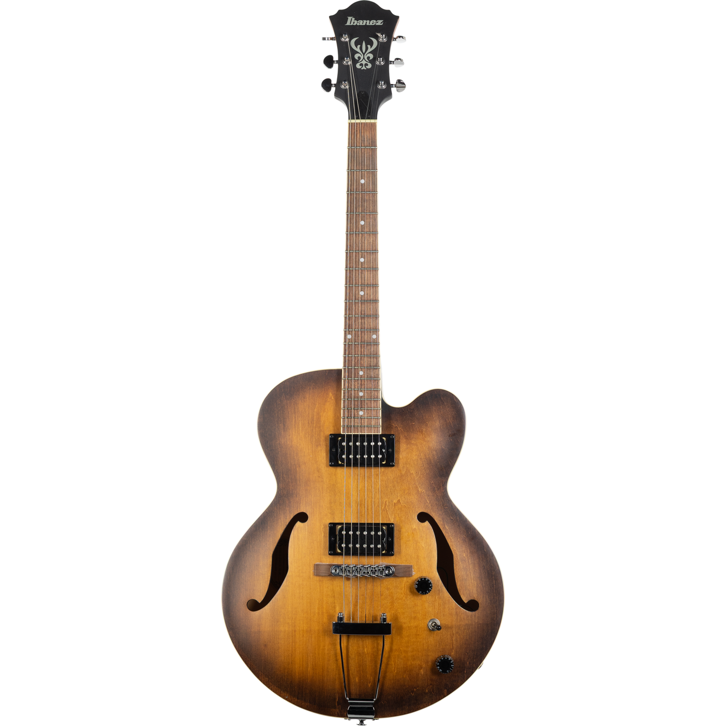Ibanez AF55 Artcore 6-String Hollow Body Electric Guitar - Tobacco Flat