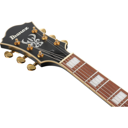 Ibanez AF75GBKF Artcore Hollow Body Electric Guitar, Black Flat