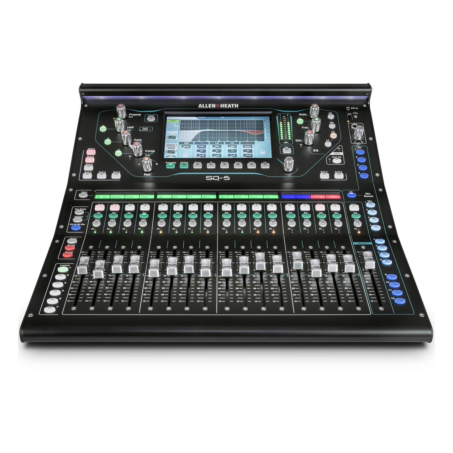 Allen & Heath SQ-5 48-Channel / 36-Bus Digital Mixer with 16+1 Motorized Faders