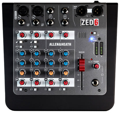 Allen & Heath ZED-6 6-Channel Analog Mixer