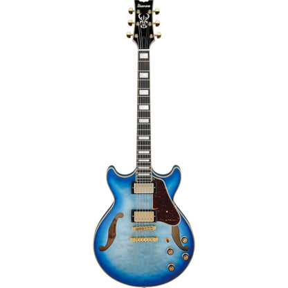 Ibanez AM93QMJBB AM Artcore Expressionist Electric Guitar, Jet Blue Burst