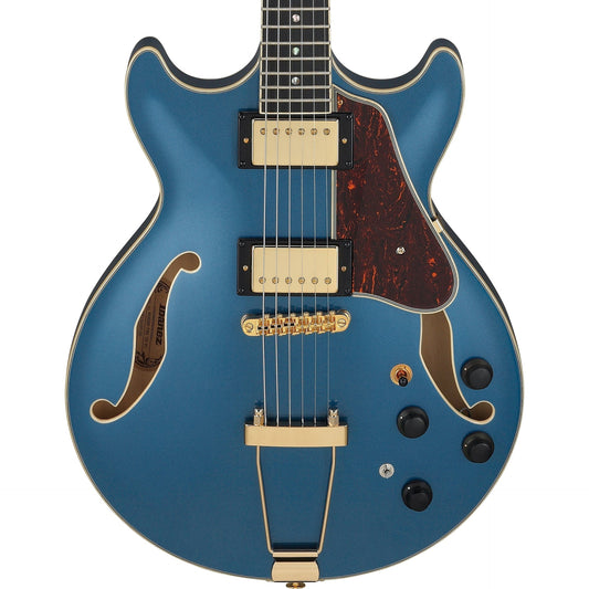 Ibanez AMH Artcore Expressionist Full-hollow Electric Guitar, Prussian Blue Metallic