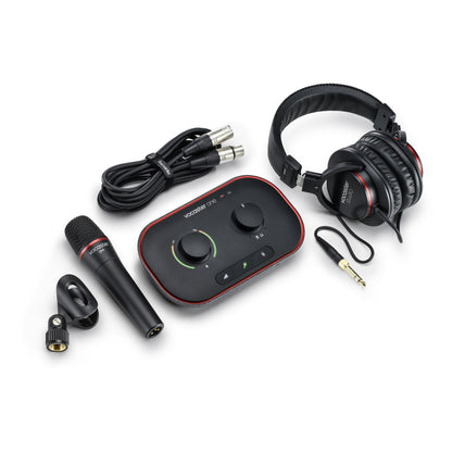 Focusrite Vocaster One Studio Essential Podcaster Kit