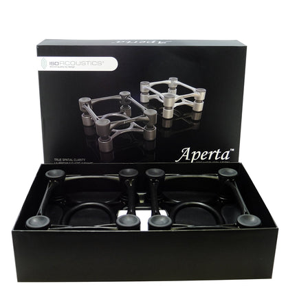 IsoAcoustics Aperta Isolation Stands - Black