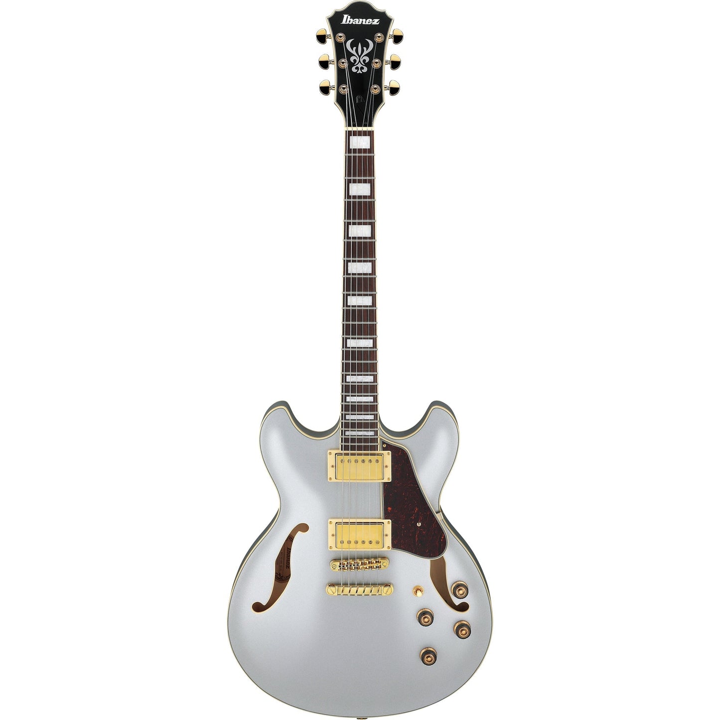 Ibanez AS73G Artcore Semi Hollow Electric Guitar - Moonstone Silver Flat