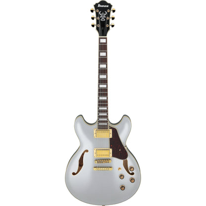 Ibanez AS73G Artcore Semi Hollow Electric Guitar - Moonstone Silver Flat