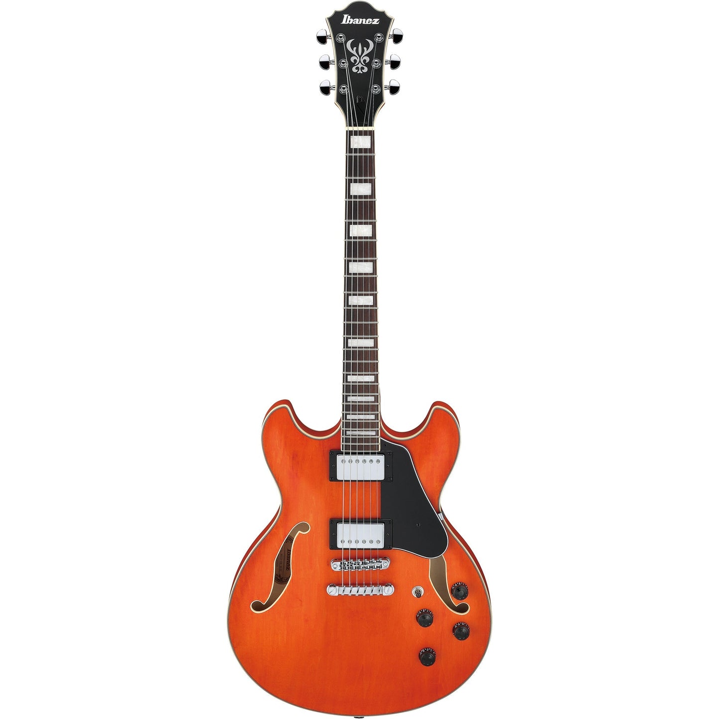 Ibanez AS73 AS Artcore Semi-Hollow Electric Guitar  - Transparent Tangerine Flat