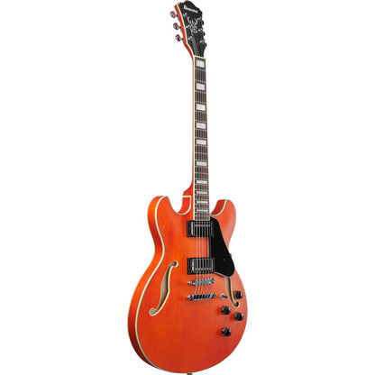 Ibanez AS73 AS Artcore Semi-Hollow Electric Guitar  - Transparent Tangerine Flat