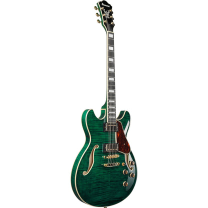 Ibanez AS93FM Artcore Expressionist Electric Guitar - Transparent Moss Green