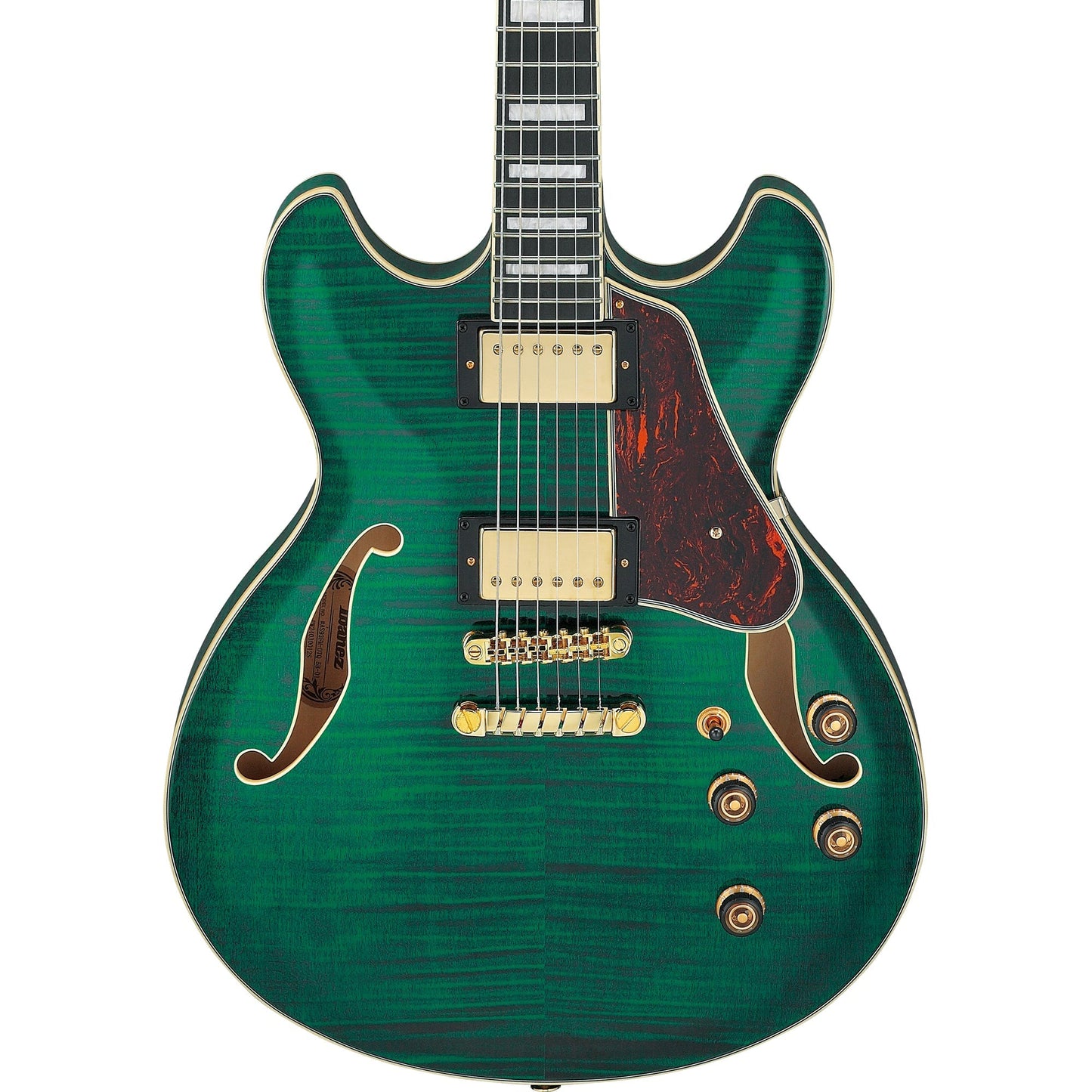 Ibanez AS93FM Artcore Expressionist Electric Guitar - Transparent Moss Green