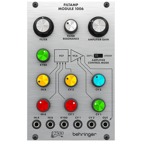 Behringer Legendary 2500 Series 1006 FiltAmp 24dB Low-Pass VCF and VCA Module for Eurorack