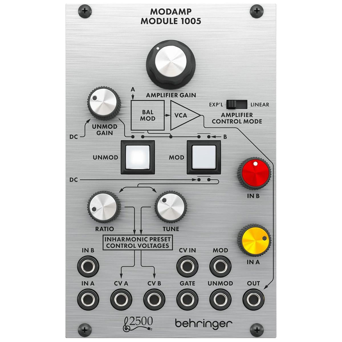 Behringer 2500 Series 1005 Modamp Ring Modulator and VCA Module for Eurorack