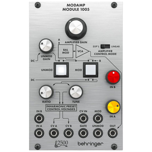 Behringer 2500 Series 1005 Modamp Ring Modulator and VCA Module for Eurorack